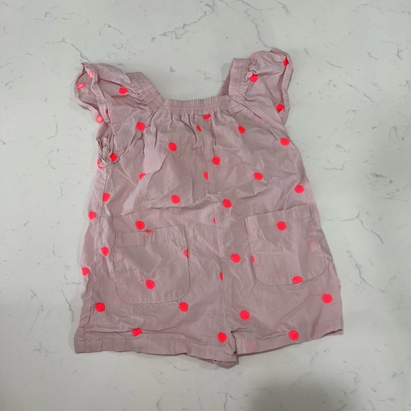 Pink polka dot Zara romper - Picture 3 of 5